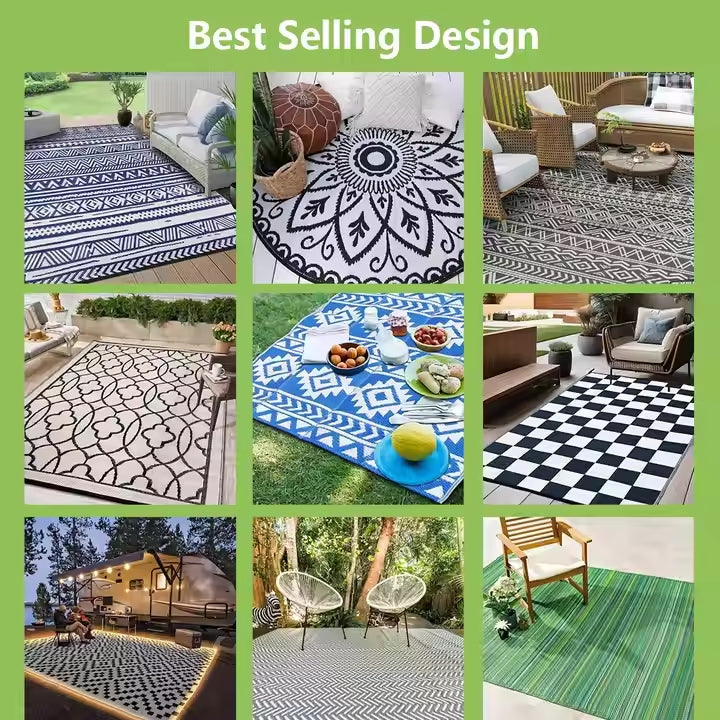 Custom Pattern Children Mat Floor Educational Prayer Mat Lightweight Foldable Outdoor Camping RV Patio Rug