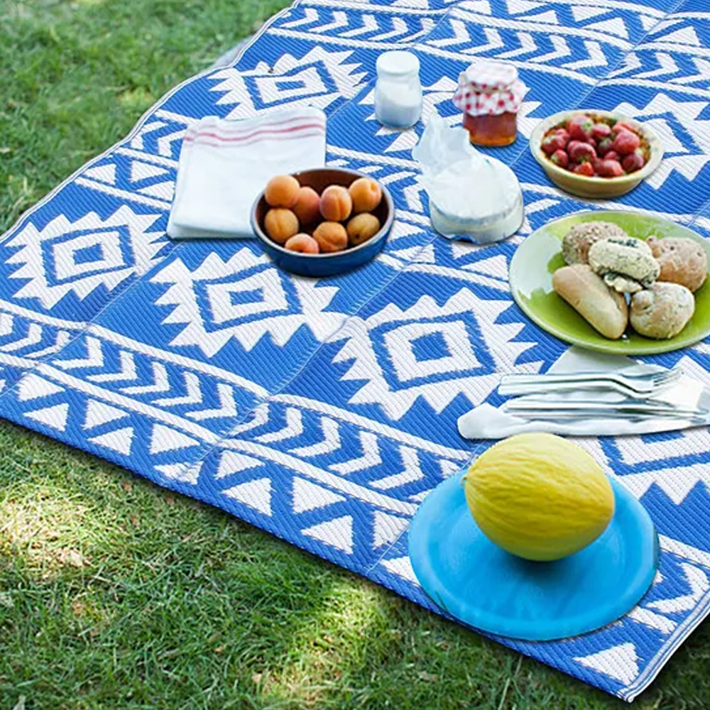 Custom Szie Baby Play Gym Mat PP Materials Mildew Proof Plastic Road Mat Patio RV Picnic Camping Outdoor Carpet Waterproof
