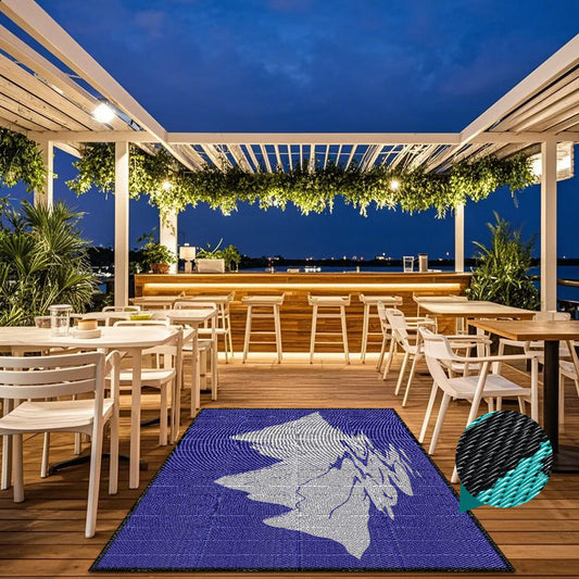 Fast Shipping Thick Prayer Travel Pation Camping RV Poolside Garden Courtyard Mat Outdoor Runner Polypropylene pp Rugs