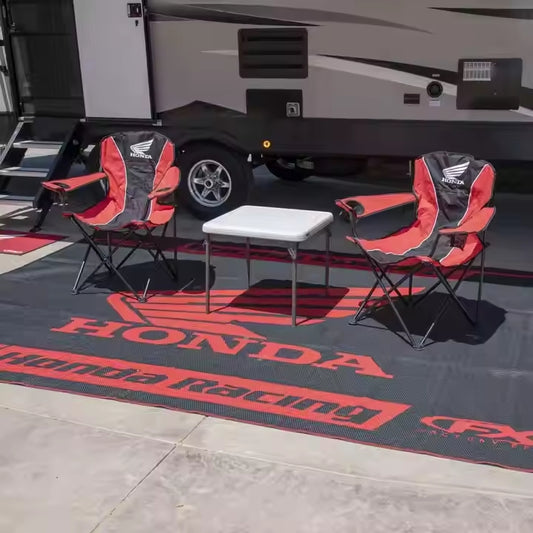 Custom logo Outdoor Event Carpet Reversible Resists Fading Outdoor RV Rugs Polypropylene Brand Souvenir Outdoor Rug Waterproof