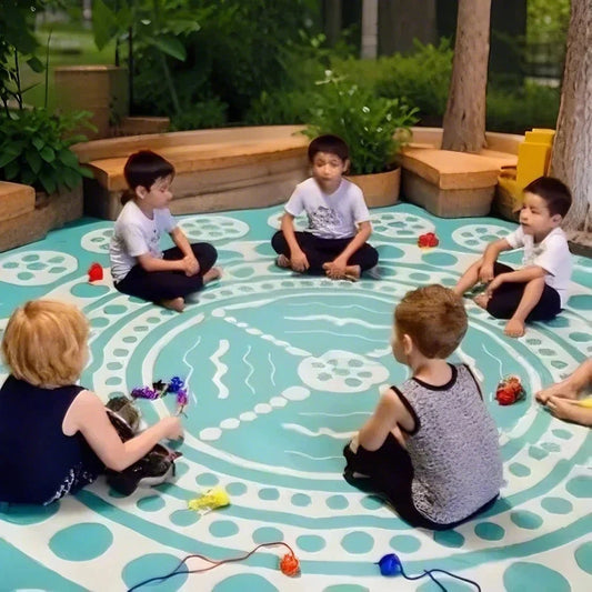 Wholesale Children Kids Baby Play Mat PP Materials Durable Foldable Portable Eco-friendly Outdoor Rug Outdoor Carpet Waterproof