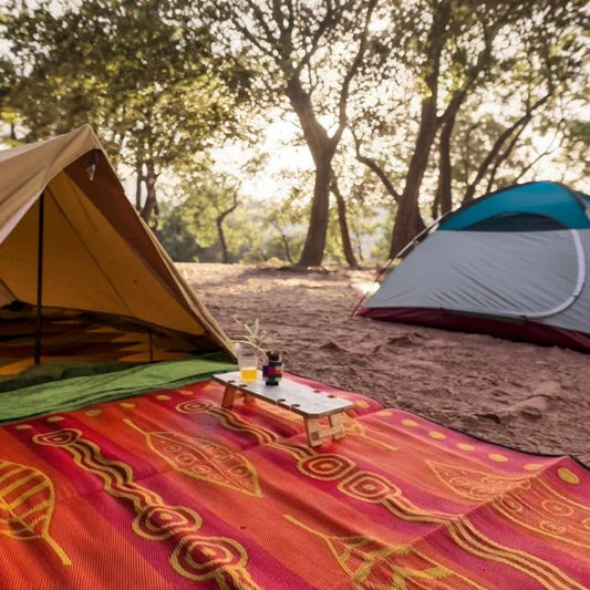 Portable Camping Mat pp Materials Pet-friendly Mildew Proof Waterproof Outdoor Carpet Rug Outdoor Beach Outdoor Carpet Rug