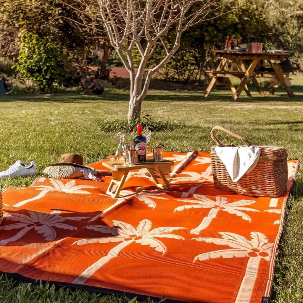 Custom Size Outdoor Mat Custom pp Materials Pet-friendly Mildew Proof Waterproof Outdoor Carpet Rug Camping Outdoor Carpet