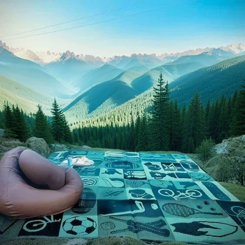 Hot Sale Outdoor Mat Custom pp Materials Water-resistant Reversible Stain Resistant Outdoor Rug Camping Outdoor Woven Carpet