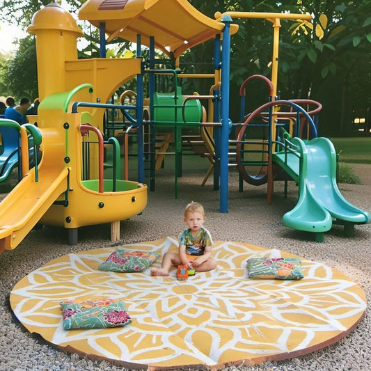 Factory Price Reversible Outdoor Rug Custom Polypropylene Carpet for Children Pets and Camping Mildew Proof and Washable