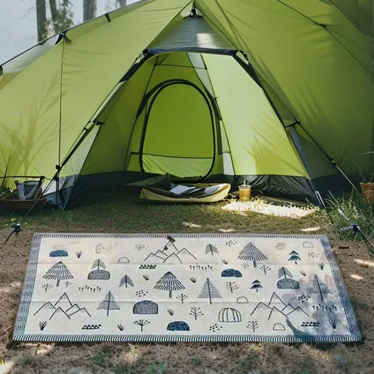 Environmentally Dog Travel Mat Polypropylene Foldable Mildew Proof Outdoor Runner Rugs RV Camping Outdoor Carpet Waterproof